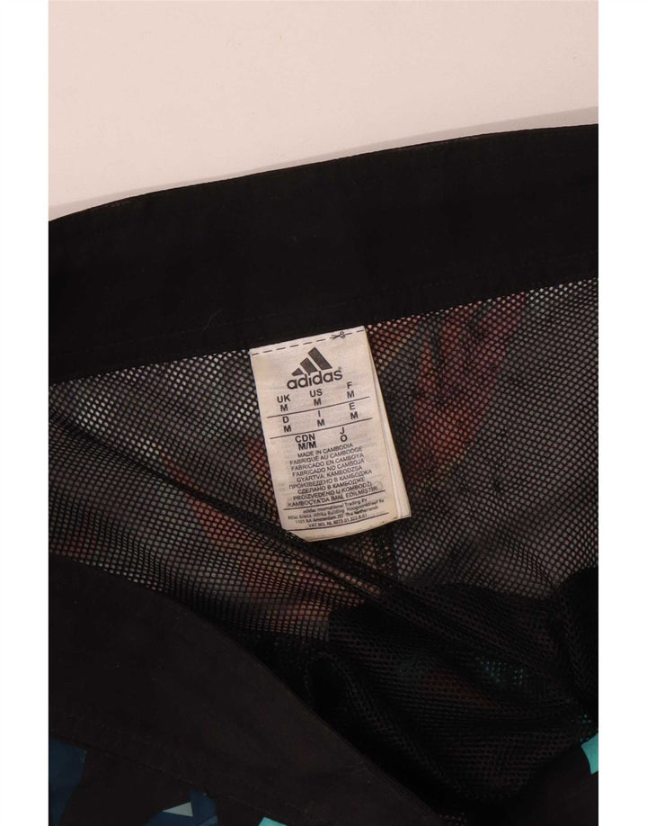 Adidas Badeshorts til mænd mellemgrå geometrisk polyester