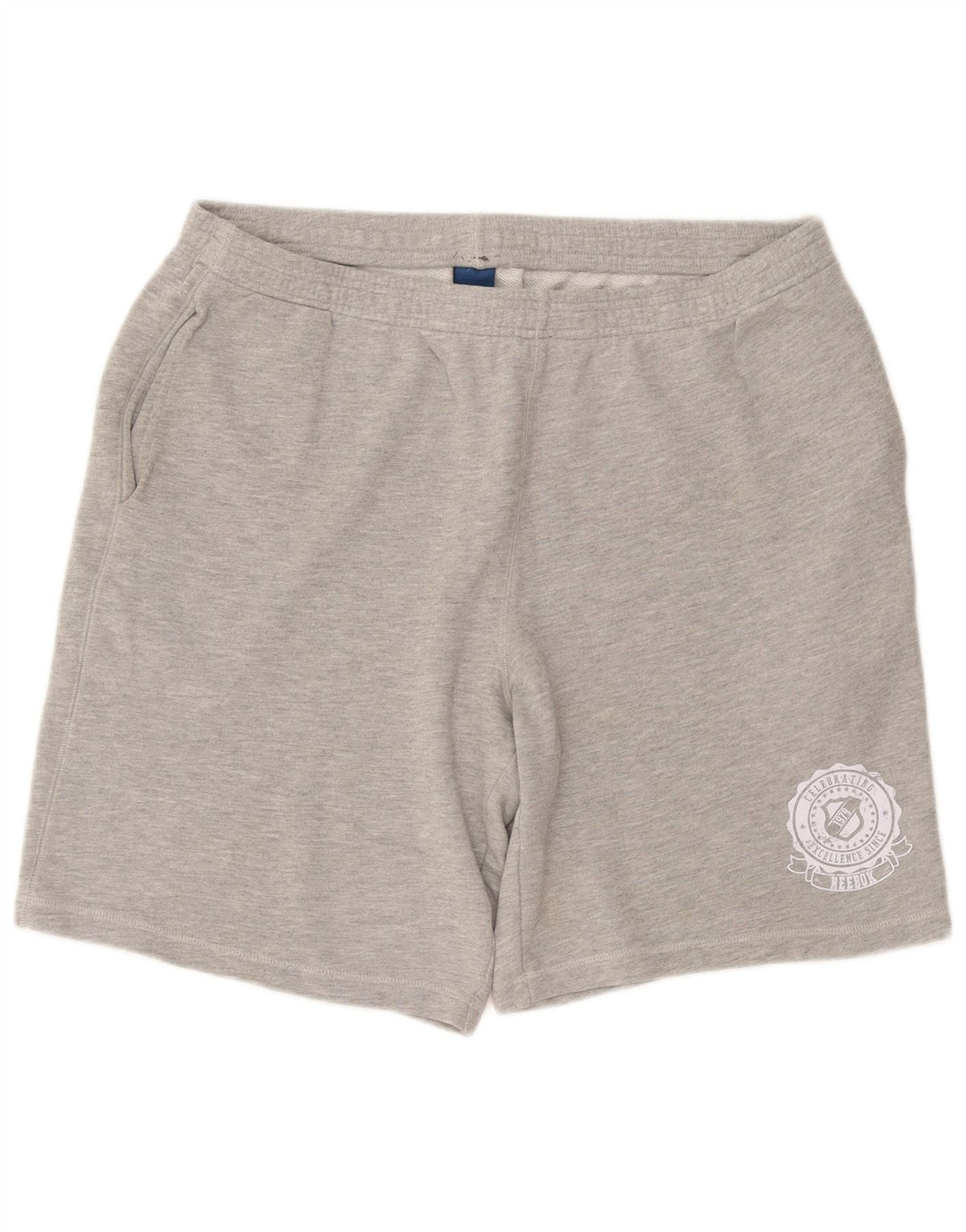 REEBOK Herre Sportshorts 2XL Grå Bomuld