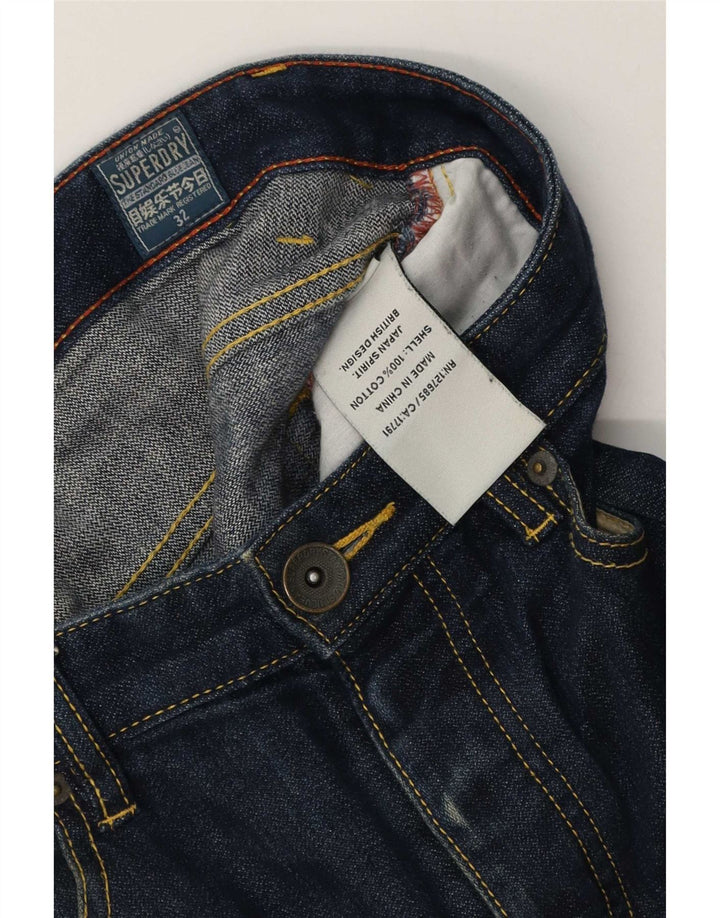 Superdry denimshorts til mænd W32 mellemblå bomuld