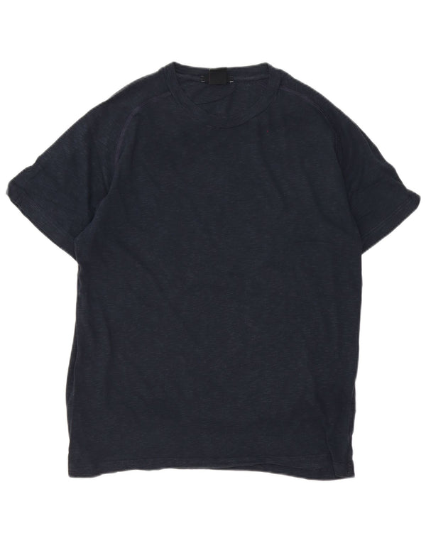 Colmar Herre Regular Fit T-Shirt Top Medium Navyblå Flecked Bomuld