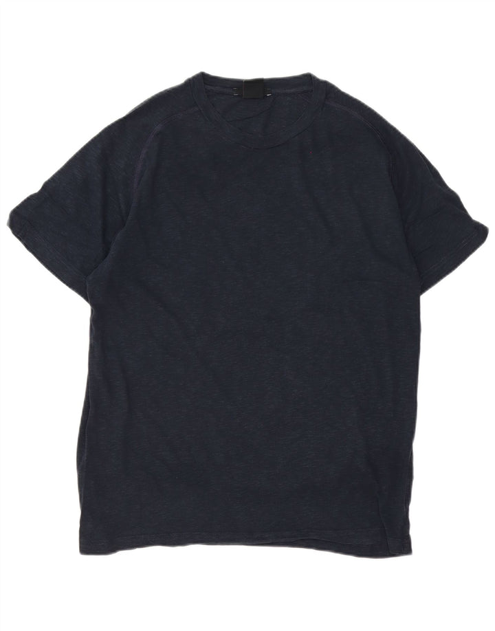 Colmar Herre Regular Fit T-Shirt Top Medium Navyblå Flecked Bomuld