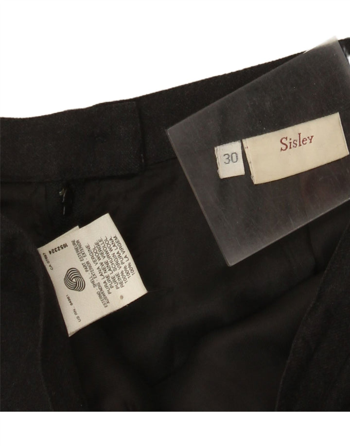 Sisley Womens Mini Pencil Skirt W30 Medium Grey Uld