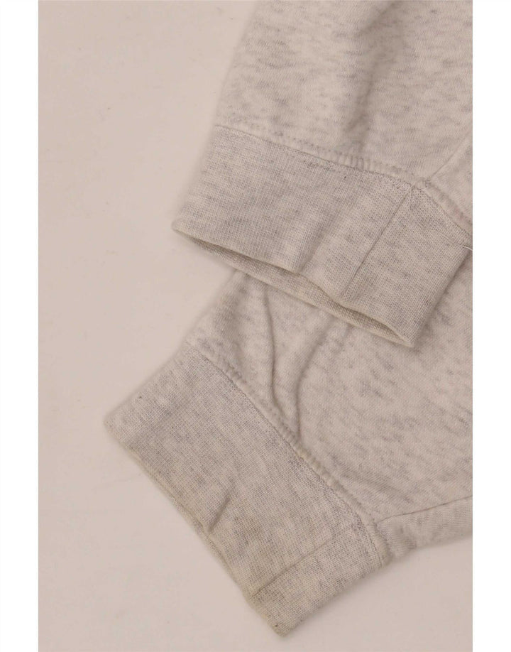 Nike Dame Grafisk Oversized Hoodie Jumper UK 14 Medium Grey Bomuld