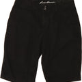 EDDIE BAUER Womens Chino Shorts US 4 Small W27 Black Cotton Vintage Eddie Bauer and Second-Hand Eddie Bauer from Messina Hembry 