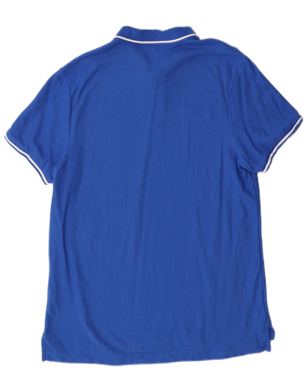 Nike Herre Regular Fit Polo Shirt Stor Blå Bomuld