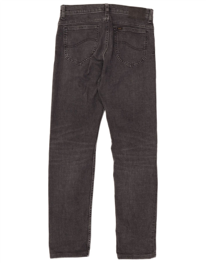 Lee Herre Rider Slim Jeans W29 L29 Grå Bomuld