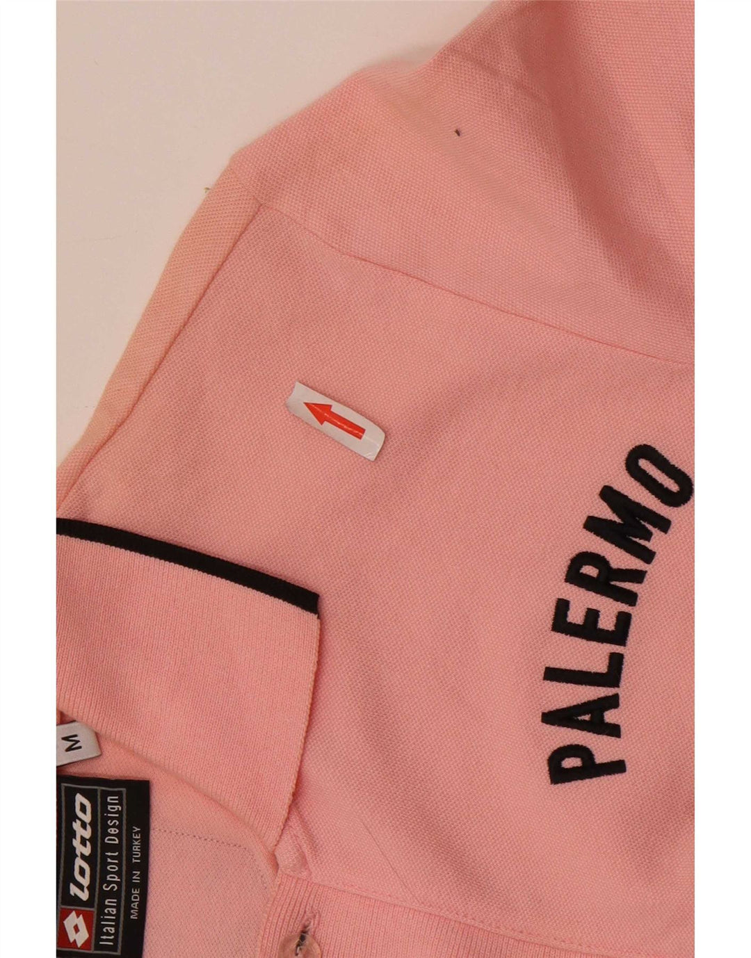 Lotto Herre grafisk poloshirt Medium Pink Colourblock Bomuld