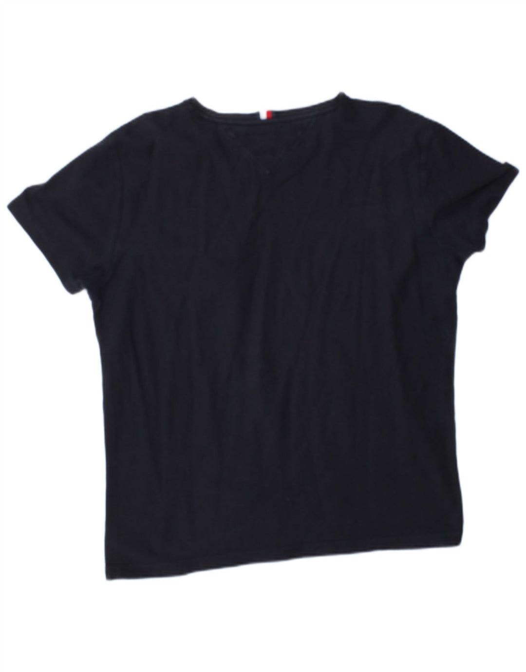 Tommy Hilfiger Herre T-Shirt Top Medium Marineblå Bomuld