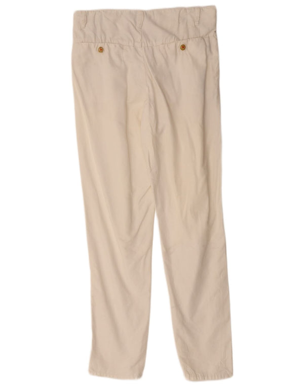 Zara Herre Pegged Chino Bukser EU 38 Small W30 L31 White