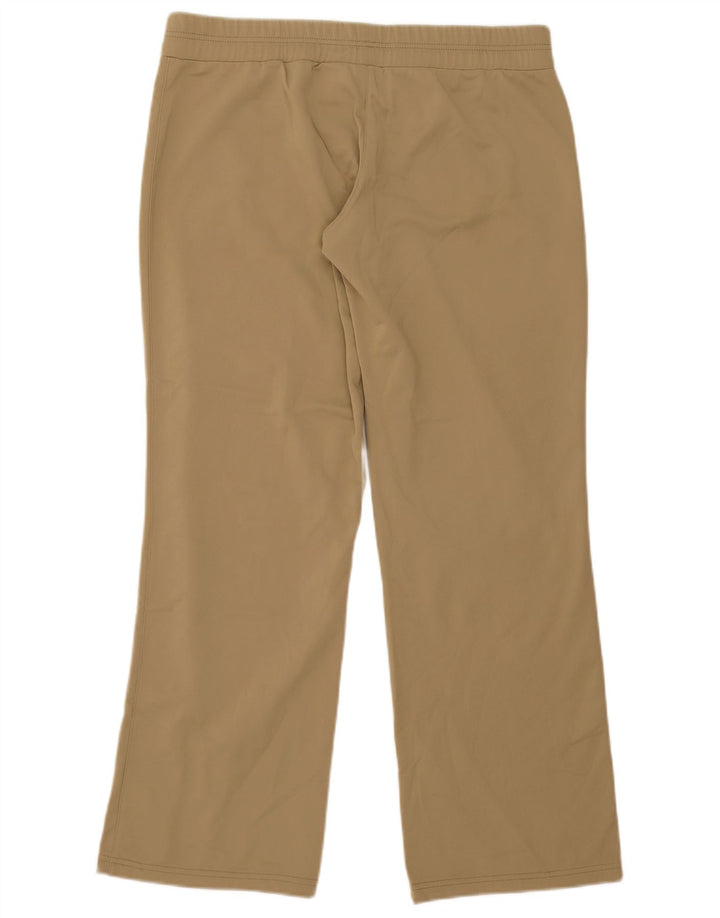 Nike træningsdragtsbukser til kvinder UK 16/18 stor beige polyester
