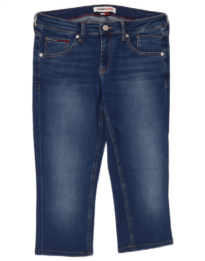 Tommy Hilfiger Dame Capri Jeans W30 L18 Blå Bomuld