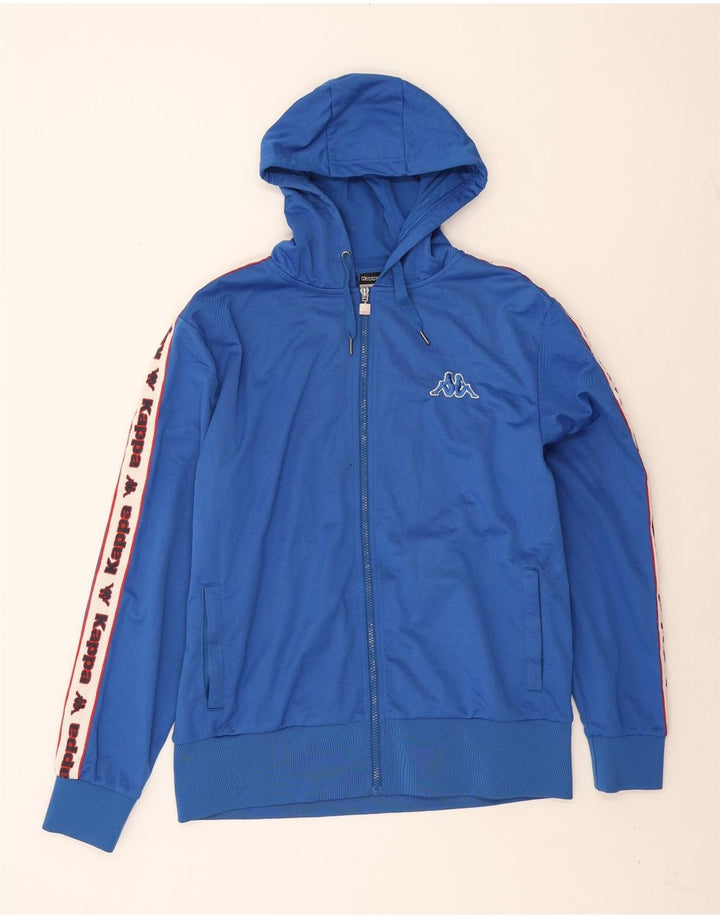 Kappa Herre grafisk træningsdragt Topjakke XL Blå Colourblock Polyester