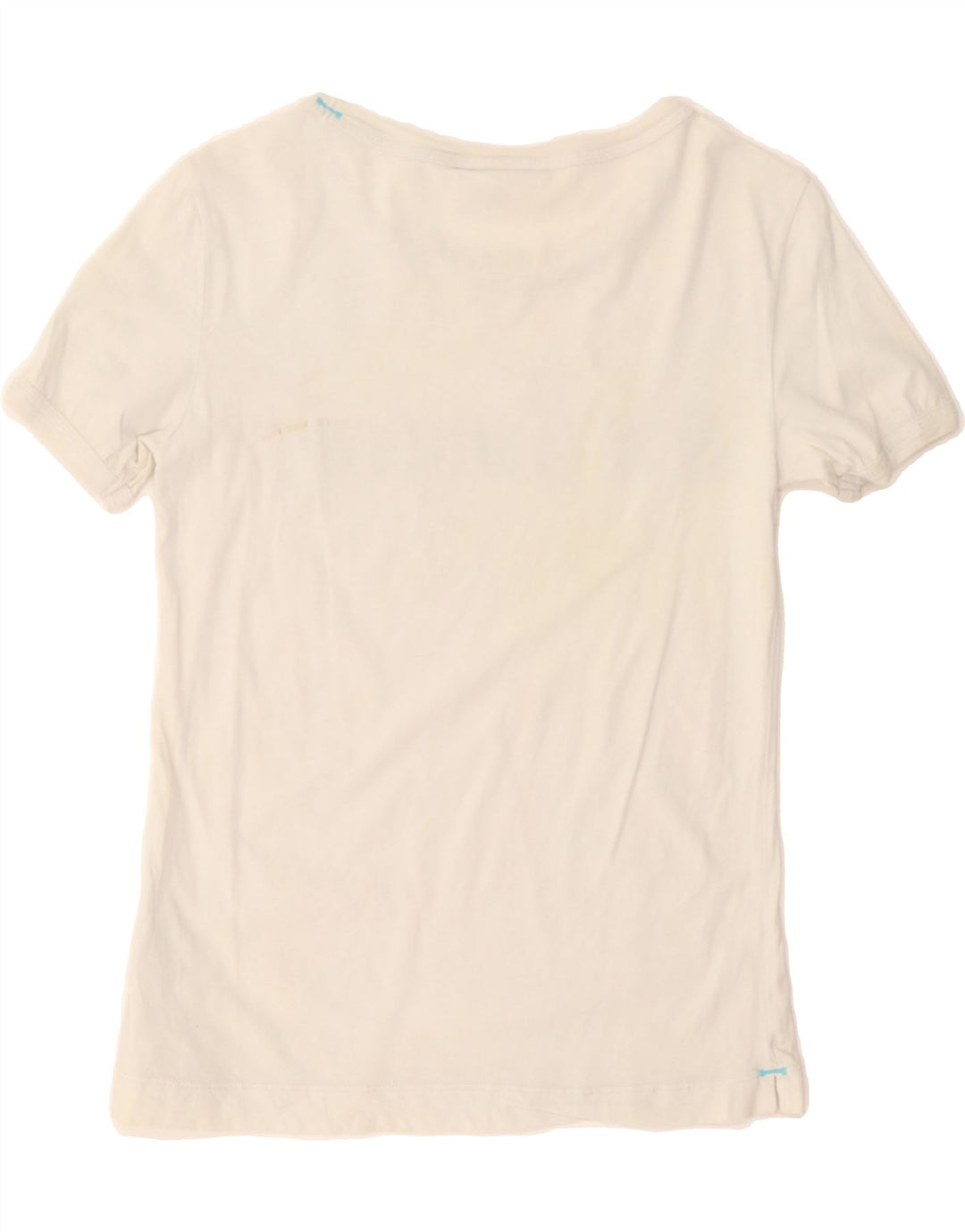 BEST COMPANY Womens Graphic T-Shirt Top UK 6 XS Off White Cotton Vintage Best Company and Second-Hand Best Company from Messina Hembry 