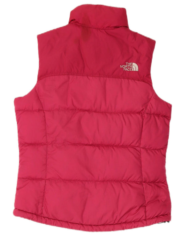 The North Face Womens Polstret Gilet UK 6 XS Pink Nylon