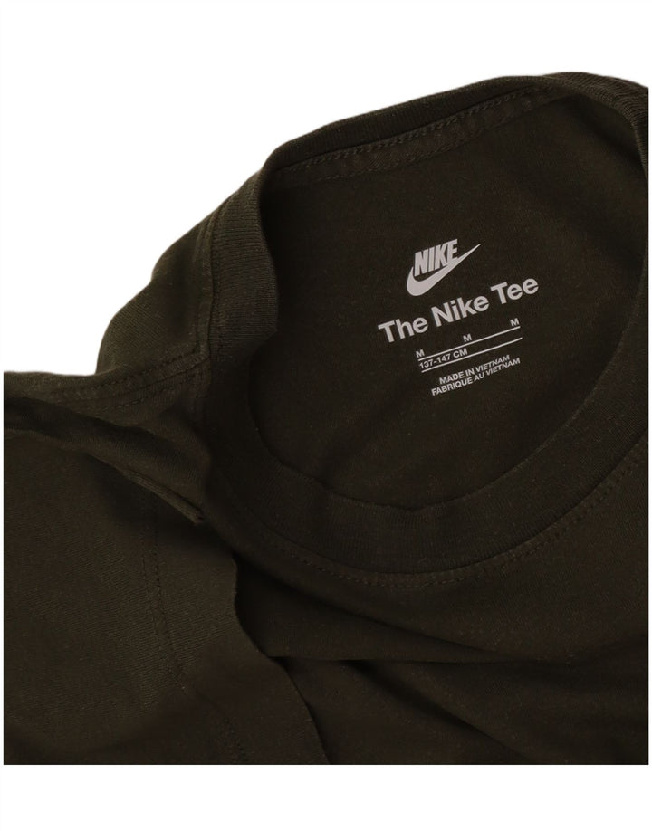 Nike Boys T-Shirt Top 10-11 år Medium Khaki