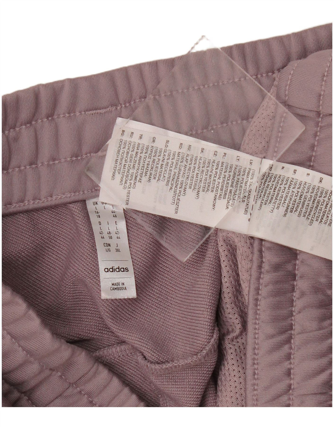 ADIDAS træningsdragt til kvinder Joggers UK 16/18 Stor lilla polyester