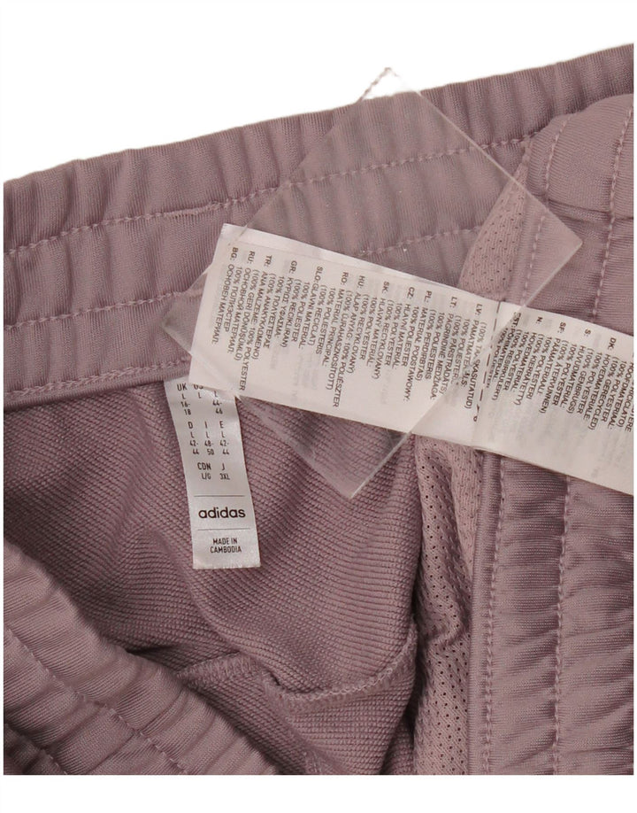 ADIDAS træningsdragt til kvinder Joggers UK 16/18 Stor lilla polyester