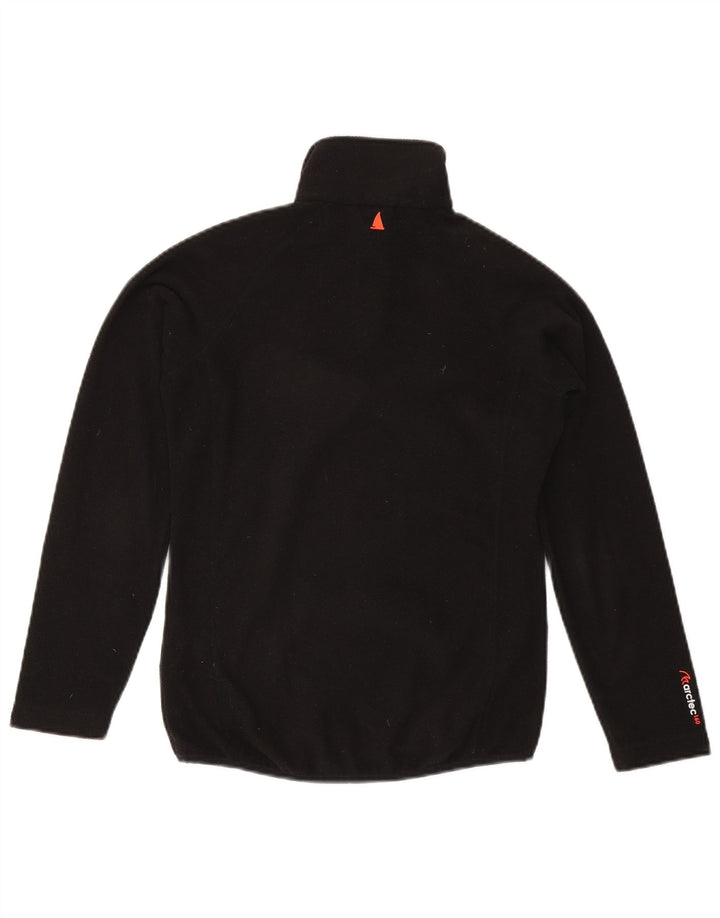MUSTO Fleece Jumper med lynlås til kvinder UK 8 Lille sort polyester