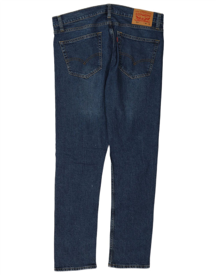 Levi's Herre 511 Slim Jeans W36 L32 Blå Bomuld