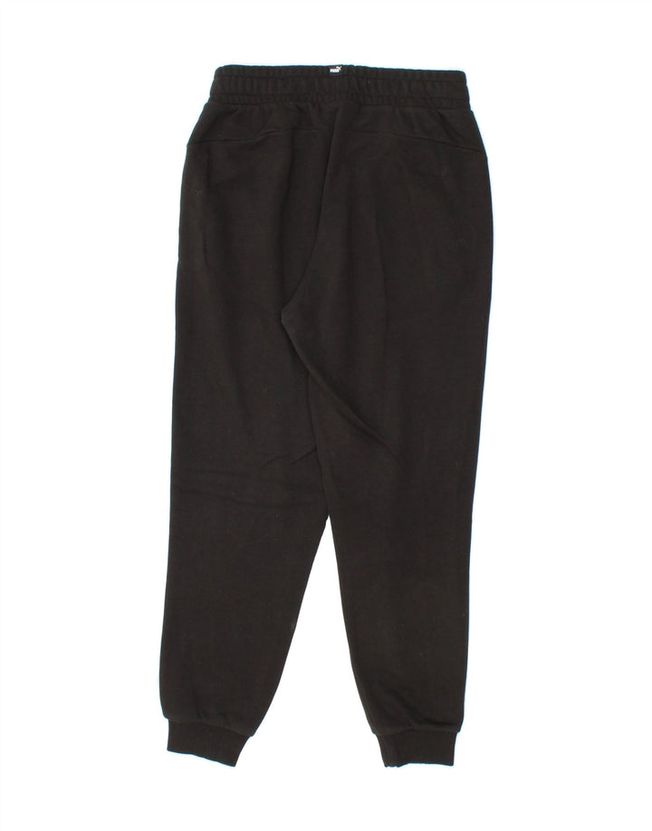 PUMA Boys Tracksuit Trousers Joggers 11-12 Years  Black Vintage Puma and Second-Hand Puma from Messina Hembry 