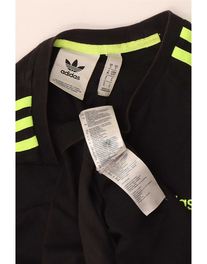 Adidas herre T-shirt top lille sort bomuld