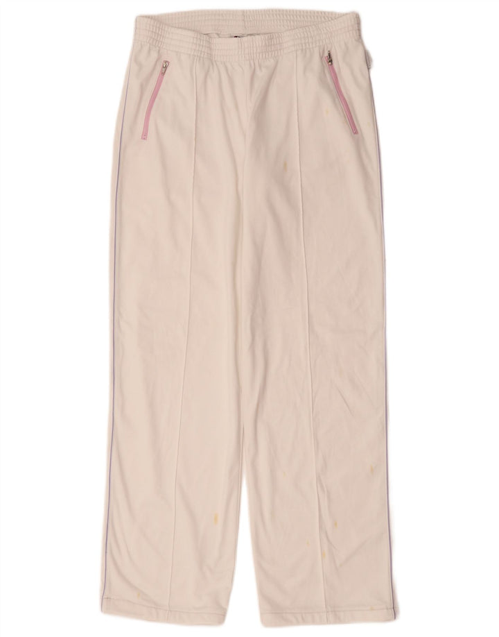 Champion Womens træningsdragt Bukser UK 14 Large White Polyester