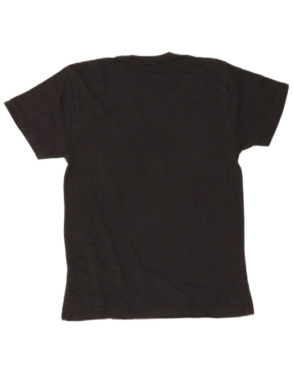 Hard Rock Cafe Herre Athens Grafisk T-Shirt Top Medium Sort Bomuld