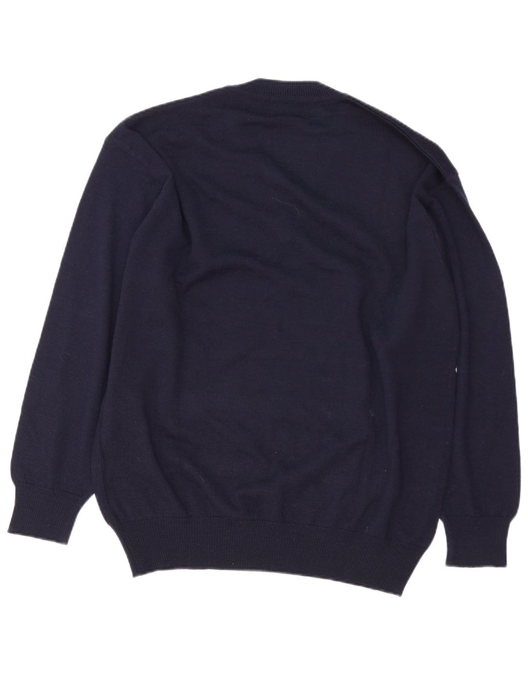 Settebello Herre V-hals sweater Large Navy Blue Fair Isle