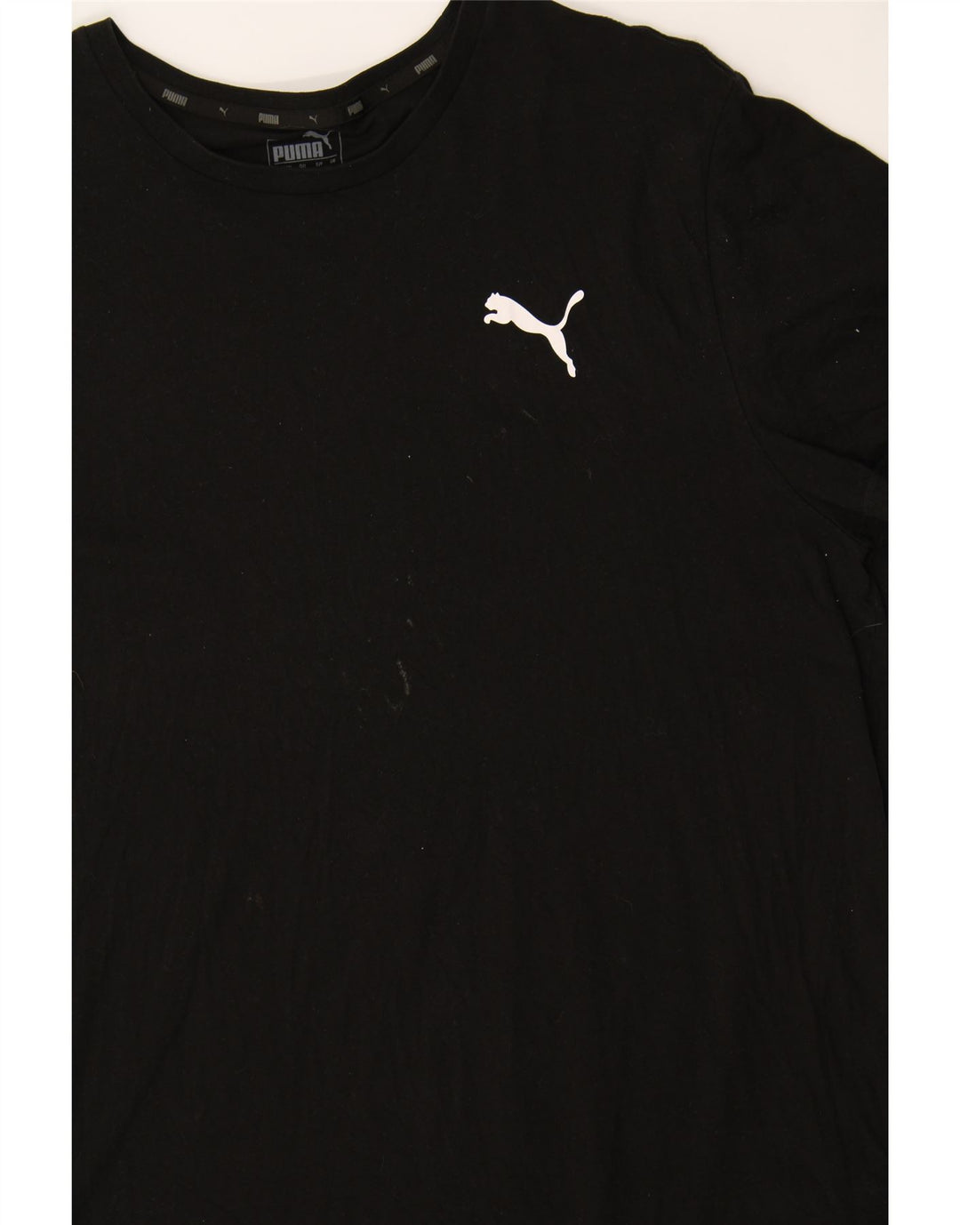 PUMA Mens T-Shirt Top 2XL Black Cotton Vintage Puma and Second-Hand Puma from Messina Hembry 