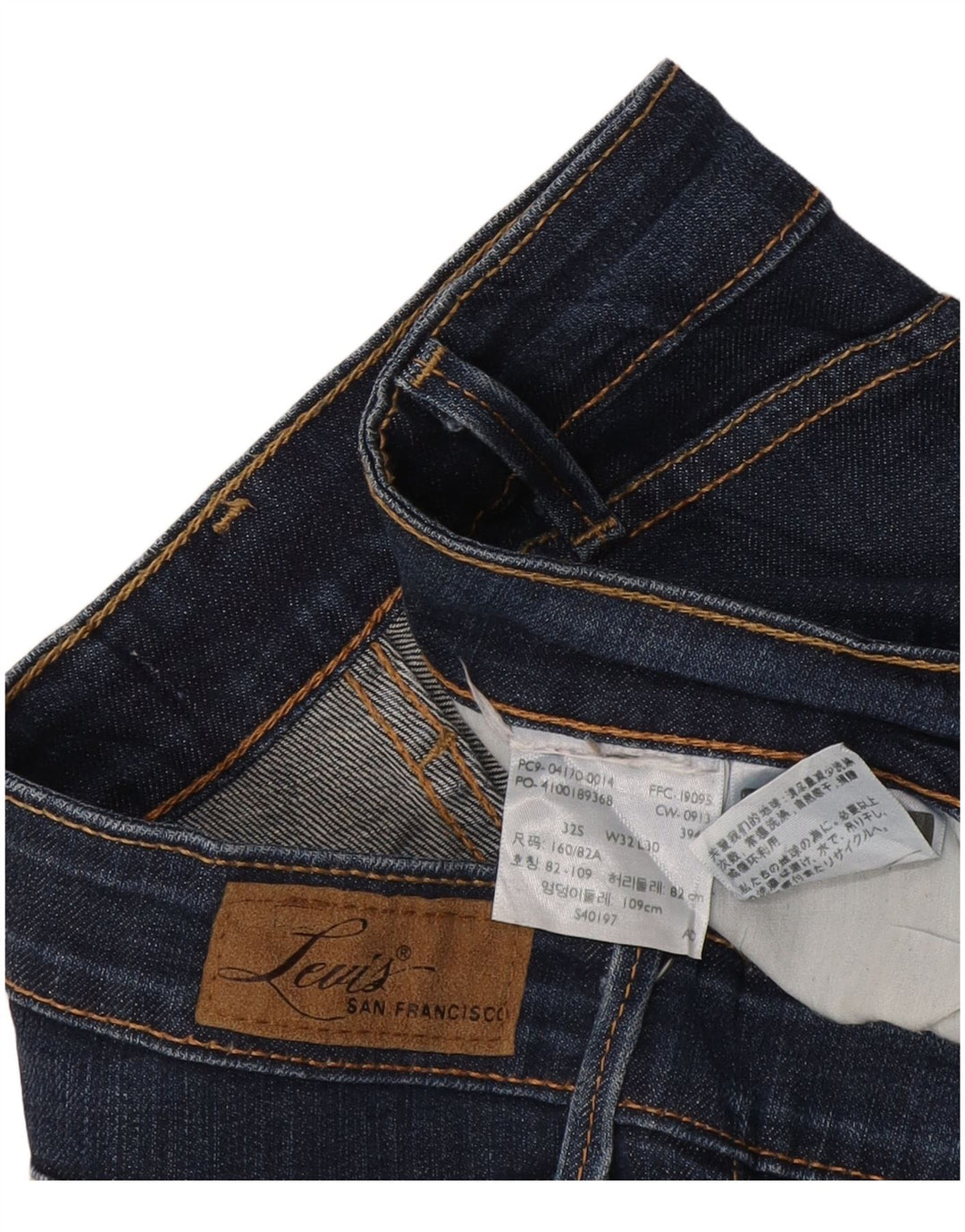 Levi's Straight Jeans til mænd W32 L30 Blå