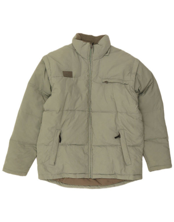 Fila Polstret Herrejakke UK 36 Lille Khaki Polyamid