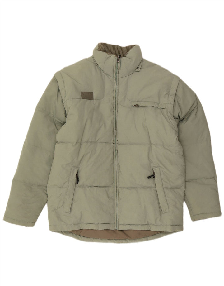 Fila Polstret Herrejakke UK 36 Lille Khaki Polyamid