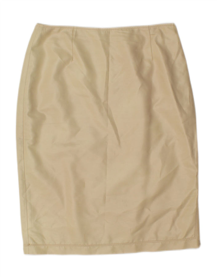 Vintage blyantnederdel til kvinder Small W28 Beige
