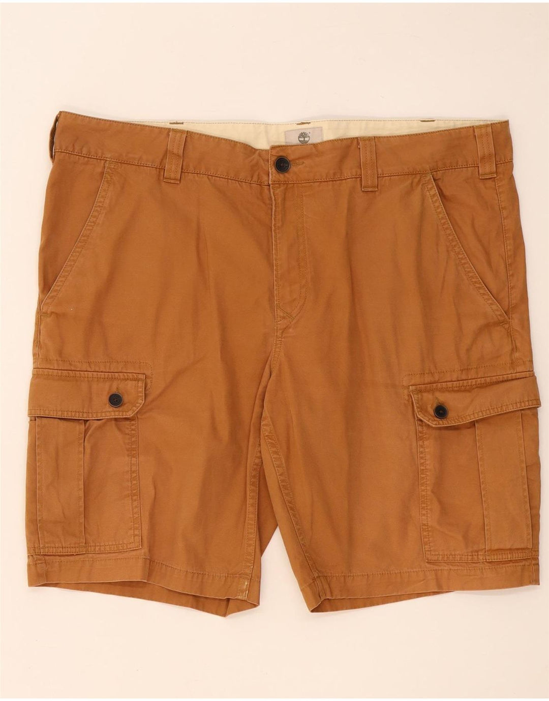 Timberland Herre Cargo Shorts W42 2XL Brun Bomuld