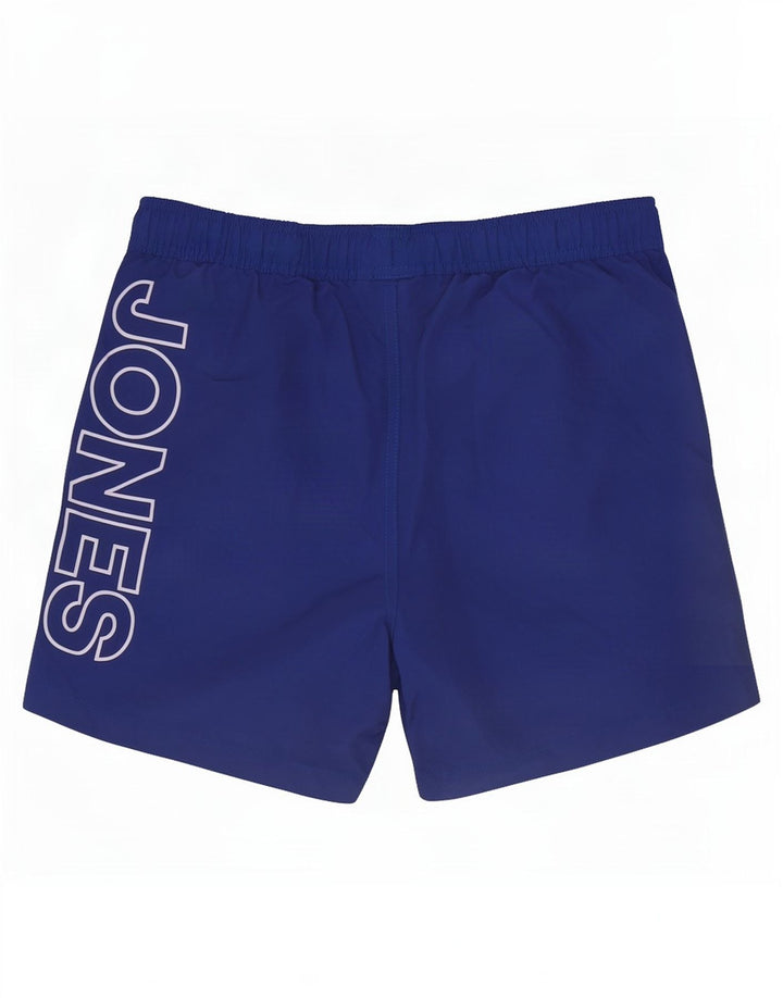 Jack & Jones Herre grafiske svømmeshorts Små blå polyester