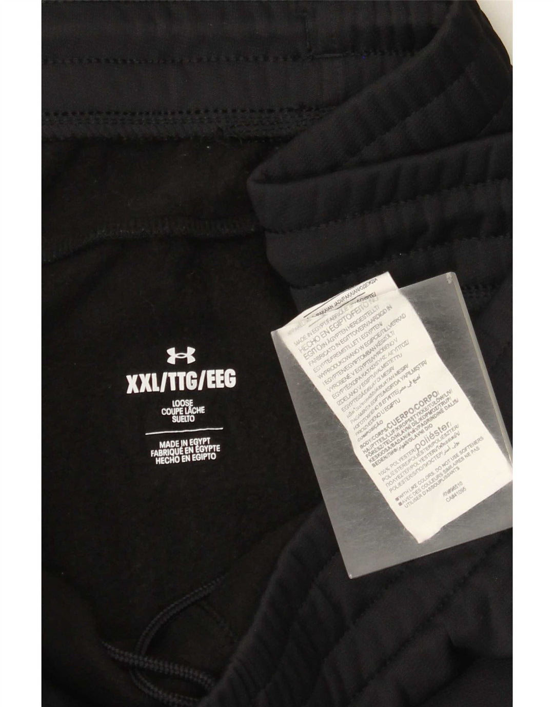 Under Armour Herre Loose Fit træningsdragt Bukser 2XL Sort Polyester