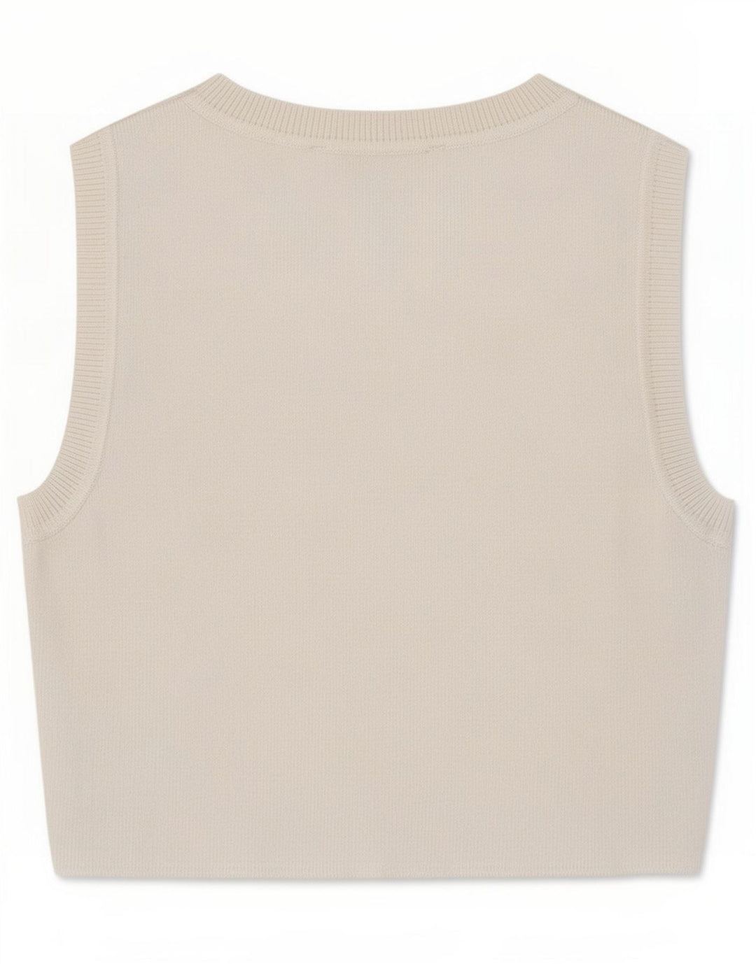 Zara Womens Crop Vest Top UK 8 Small White Viscose