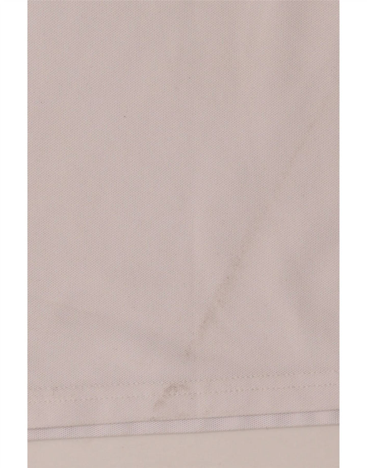 Calvin Klein Poloshirt til mænd Stor hvid Colourblock Polyester
