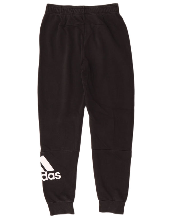 Adidas drenge grafisk træningsdragt bukser jogger 13-14 år sort bomuld
