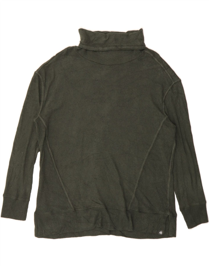EDDIE BAUER Womens Roll Neck Jumper Sweater UK 16 Large Green Rayon Vintage Eddie Bauer and Second-Hand Eddie Bauer from Messina Hembry 