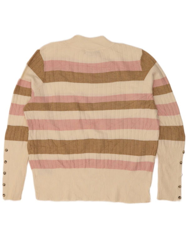 Marks & Spencer Dame Turtle Neck Jumper Sweater UK 16 Large Multicolor