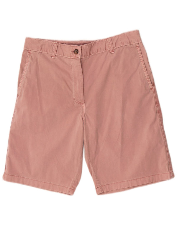 Marks & Spencer Chino Shorts til kvinder UK 10 Small W28 Pink Bomuld