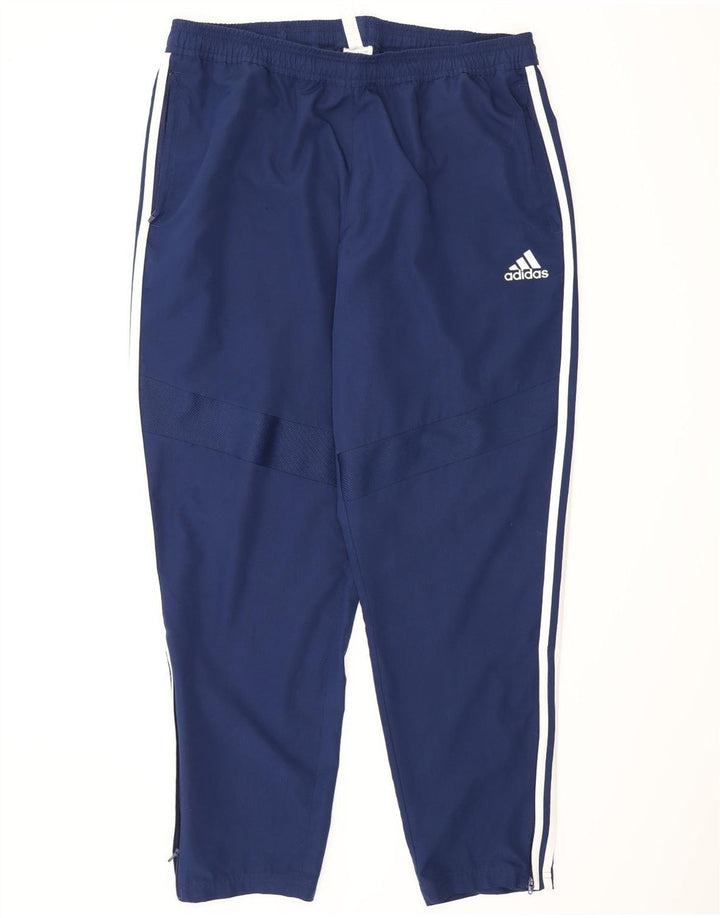 Adidas Herre Climalite træningsdragt bukser XL marineblå polyester