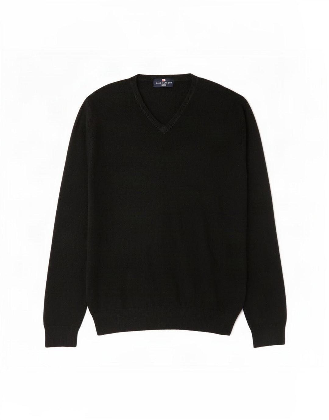 Marks & Spencer Herre V-hals sweater Stor sort akryl