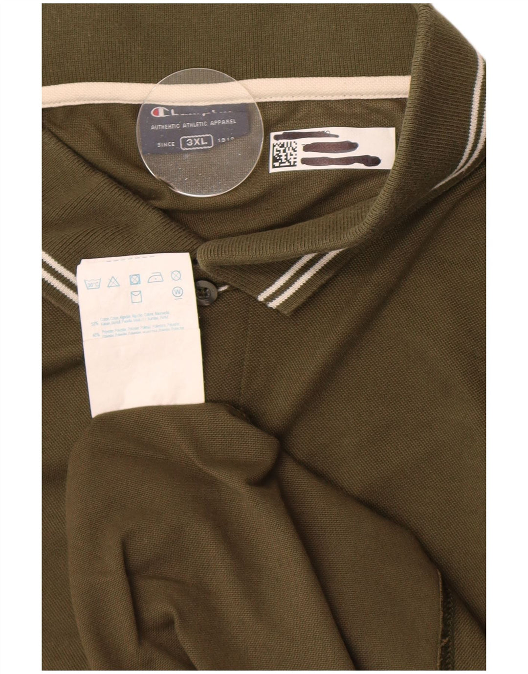 Champion herre poloshirt 3XL Khaki Bomuld