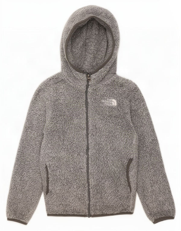 The North Face Piger Fleecejakke med hætte 5-6 år XS Grå Polyester