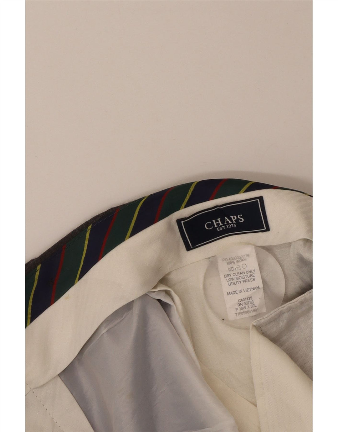 CHAPS Herre Pegged Suit Bukser W38 L30 Grå