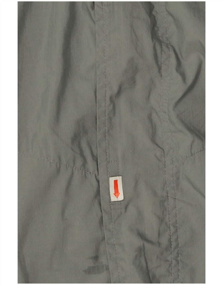 Adidas Regnjakke til mænd UK 40 Large Grå Colourblock Polyester