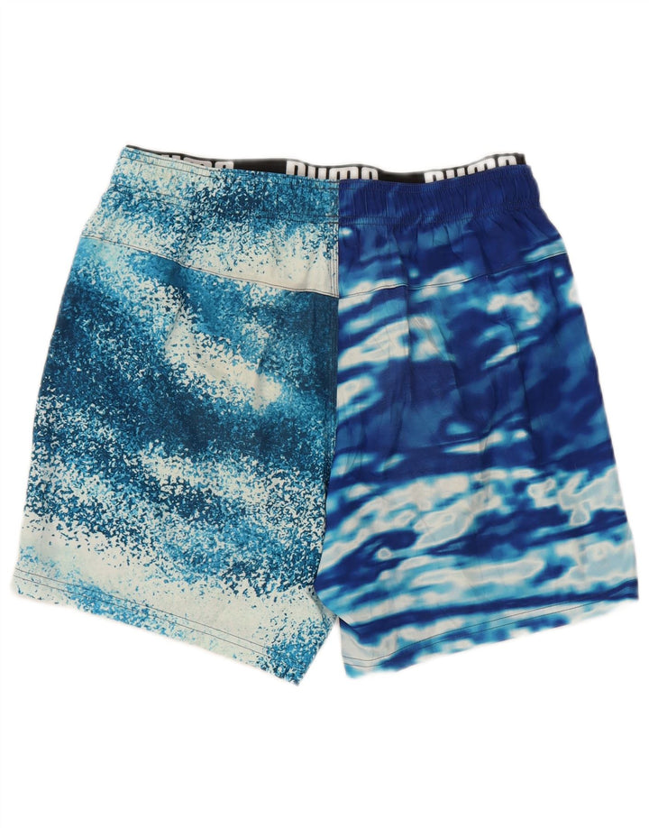 Puma Badeshorts til mænd Medium Blue Tie Dye Polyester