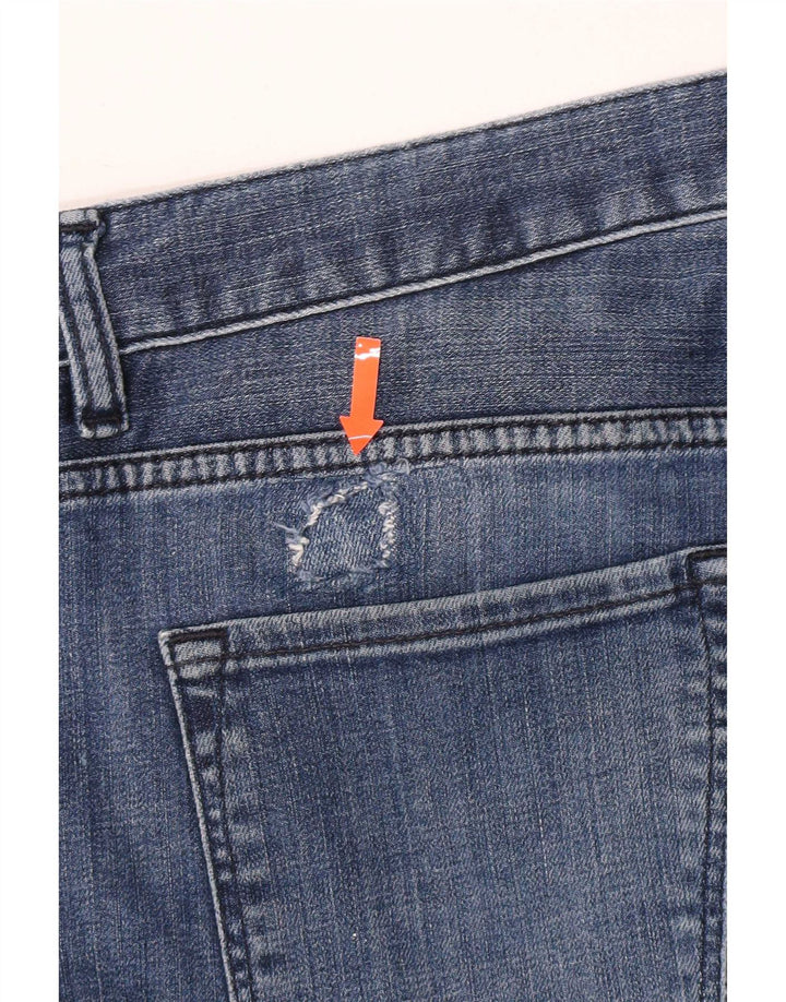 Hugo Boss Herre Stretch Slim Jeans W34 L32 Blå Bomuld